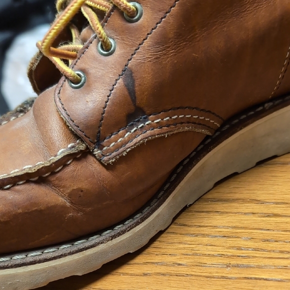 Red Wing Shoes Moc Toe 3375 Classic Leather Boots - Picture 7 of 14